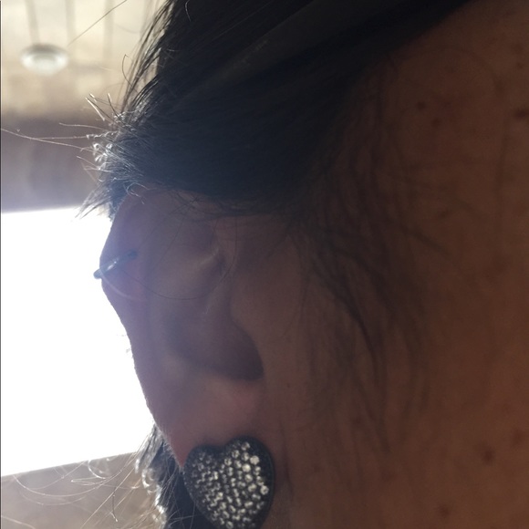 Heart earrings - Picture 2 of 2